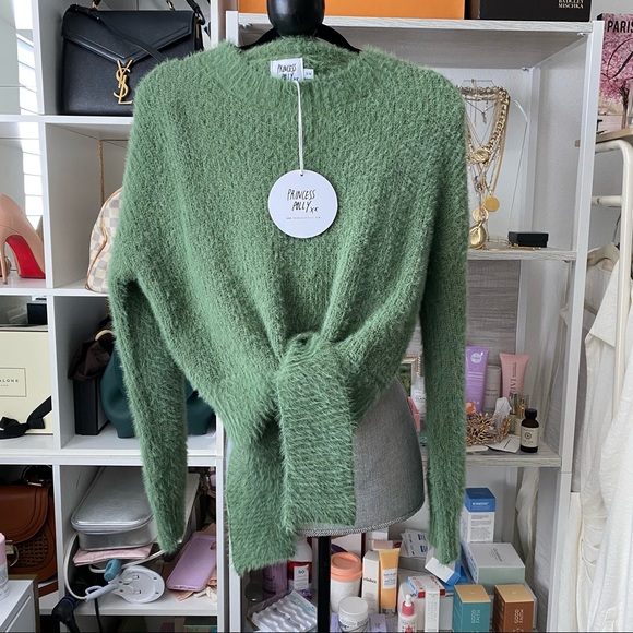 Princess Polly Sweaters - Princess polly winslow jumper in green